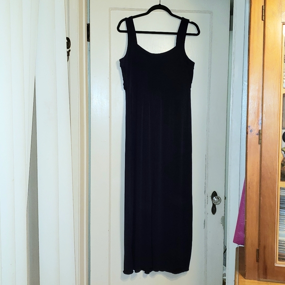 SALE EnFocus Navy beaded floor length gown 14 - Picture 7 of 8